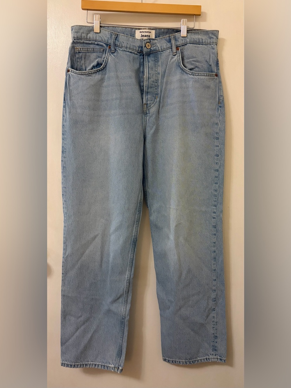 Reformation Light Blue Relaxed Women’s Jeans
